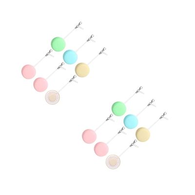 DINHEAROM 12pcs Macaron Phone Screen Cleaner for Glasses and Lenses Portable Microfiber Cloth for Cleaning Screens and Mirrors and Fingerprint Random Colors