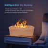 300ml Air Diffuser Humidifier, 25dB Quiet Flame Diffuser Humidifier with 7 Colors LED & Timing, Aromatherapy Diffuser for Bedroom Office (Light) view 2