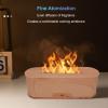 300ml Air Diffuser Humidifier, 25dB Quiet Flame Diffuser Humidifier with 7 Colors LED & Timing, Aromatherapy Diffuser for Bedroom Office (Light) view 3