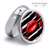 Pill Box Portable Red Lips Pill Case Cute Pill Organizer for Vitamins Supplements view 2