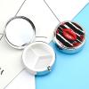 Pill Box Portable Red Lips Pill Case Cute Pill Organizer for Vitamins Supplements view 4