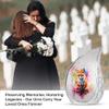 Fox Painting Large Cremation Urns for Adult Women - Mini Funeral Urn for Adult Male - Memorial Decorative Ashes 1 Large 4 Keepsake view 3