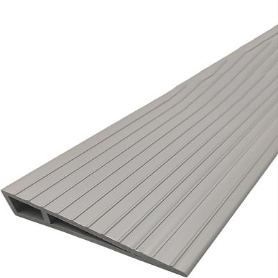 0.6 Inch Rising Threshold Ramp, Wheelchair Ramp for Home Steps, Scooters, Floor, Prevent-Slip Ramp for Tiles, Cuttable (100x7x1.5cm)(Gray)