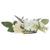 EXQUIMEUBLE Artificial Rose Candle Wreath for Table Decor Elegant Floral for Weddings Parties and Holidays Lightweight and Chic Fake Flower Arrangement for Romantic Atmosphere view 1