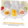 BESTYASH Wooden Tasting Cones 100 Pcs Small Dessert Cones Disposable for Catered Events view 3