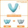 2 PCS Underarm Pillows for Sweat Absorption & Ventilation - Premium Beans Cotton Armpit Pillows, Keep Axillary Dry & Breathable for Post-Surgery Recovery, Long-Term Bed Rest & Elderly Care (Blue) view 3