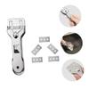 LOEFLIFA Non-Scratch Glass Cleaning Scraper Set Ceramic Hob Tool with Sturdy Blades for Efficient Removal of Stickers Paint and Residue from Various Surfaces view 4