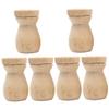 EXQUIMEUBLE Wooden Essential Oil Diffuser Pendant 6-Piece Set for Car Natural Wood Aroma Diffuser Adjustable Length Portable Aromatherapy Accessory view 1
