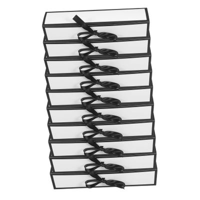 Garneck 10pcs Chocolate Packaging Boxes Edges Small Treat Boxes for Party Favors for Showers Birthdays and Special Occasions