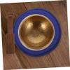 BIUDECO Buddhist Sound Bowl Mat Embroidery Cushion for Meditation Rounded Pad Unique Design for Spiritual Practices and Home Decor view 3