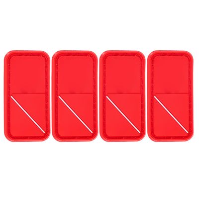 4pcs Replaceable Type Patches for Clothes Ab Lightweight Easy to Use Identification Patches for Outdoor Activities and Wilderness Exploration