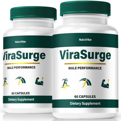 (2 Pack) ViraSurge for Men, Official Vira Surge Pills for Men, All-Natural Formula to Support Healthy Energy, Stamina and Overall Well-Being, Premium Easy-ToTake Pastillas Review (120 Capsules)