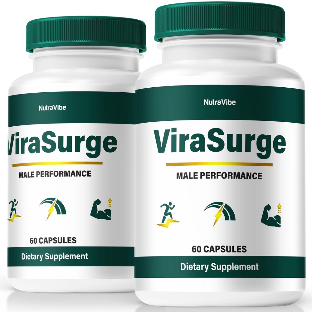 (2 Pack) ViraSurge for Men, Official Vira Surge Pills for Men, All-Natural Formula to Support Healthy Energy, Stamina and Overall Well-Being, Premium Easy-ToTake Pastillas Review (120 Capsules)