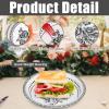 EggSun 10 Inch Paper Plates, Large Disposable Paper Plates, Heavy Duty Flower Plate Tableware for Family Gathering, Dinner Time, Birthday, Wedding, Hobrday Party Suppbres 50pcs (Black Floral) view 3