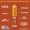 New Primal Rotisserie Chicken Sticks, Zero Sugar High Protein Snack, Gluten Free Whole30 Healthy Snacks, Keto and Paleo Friendly, Jerky Meat Stick, 10g Protein, 5 Count view 4