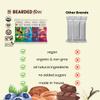 Bearded Brothers Organic Vegan Energy Bars - Gluten & Soy Free, Paleo, Whole 30 | Non GMO, Low Glycemic, High Protein, Fiber (10 Pack, Variety Pack Regenerative Organic) view 4