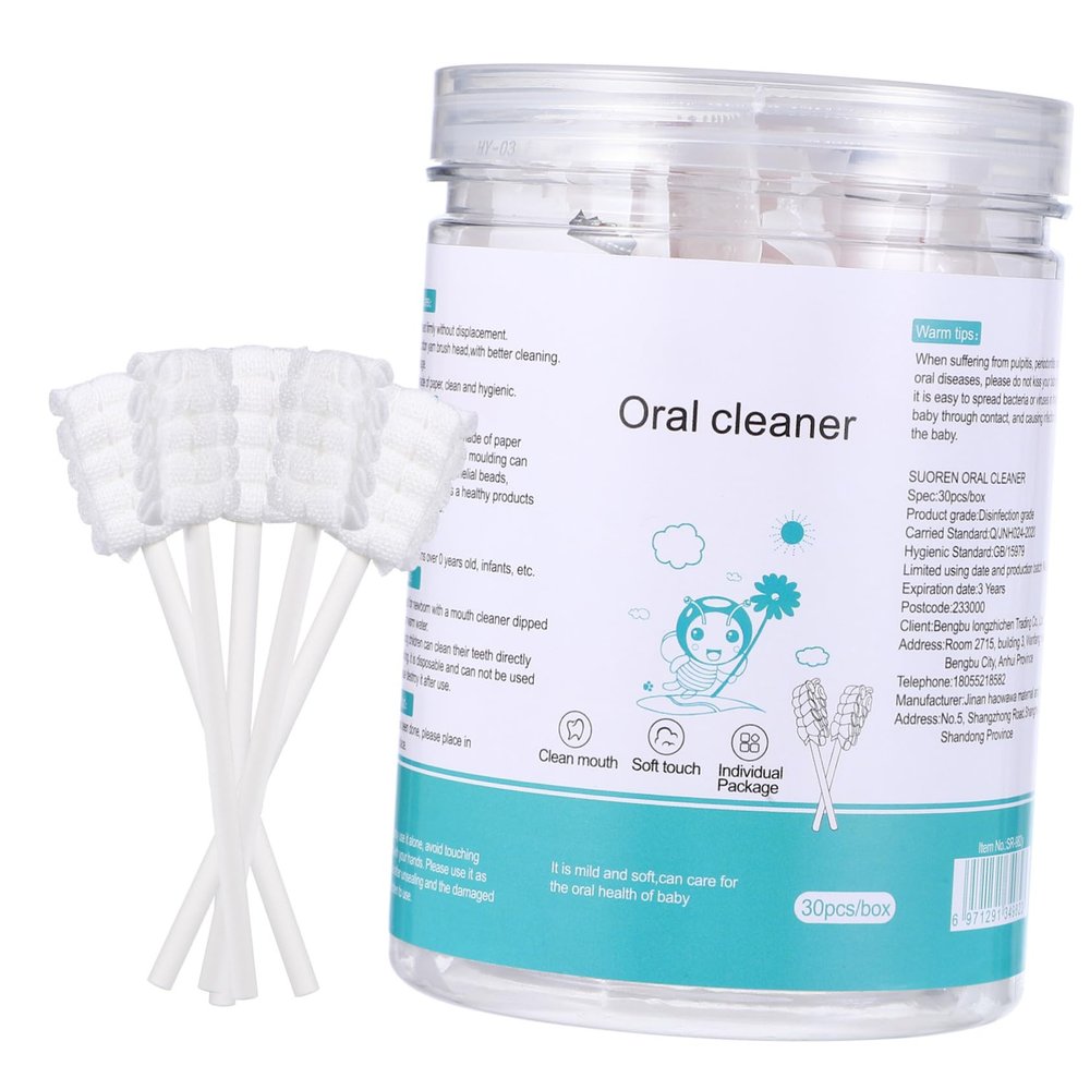 VALICLUD 30pcs Toothbrush Boys and Girls Shaped Boy Girl Toothbrush Tongue Cleaner for Newborn Oral Cleaning