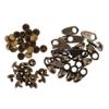 VANZACK 20sets Hiking Boot Eyelets Alloy Lace Hooks Buckles for Climbing Camping and Outdoor Activities Easy to Install for Boot Laces view 1