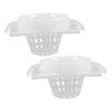 Yardenfun Plastic Mop Bucket Squeezer Drainage Basket Multipurpose Cleaning Supplies Water Squeezing Basket for Replacement Bucket Handle view 1