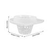 Yardenfun Plastic Mop Bucket Squeezer Drainage Basket Multipurpose Cleaning Supplies Water Squeezing Basket for Replacement Bucket Handle view 2