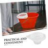 Yardenfun Plastic Mop Bucket Squeezer Drainage Basket Multipurpose Cleaning Supplies Water Squeezing Basket for Replacement Bucket Handle view 3