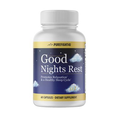 Good Night Rest Promotes Relaxation & Healthy Sleep Cycle, Dietary Supplement | 60 Capsules