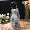 ABOOFAN 15pcs Sturdy Pvc Handbags Handles Reusable Tote Bags for Gifts Party Favors Small Business Bags view 2