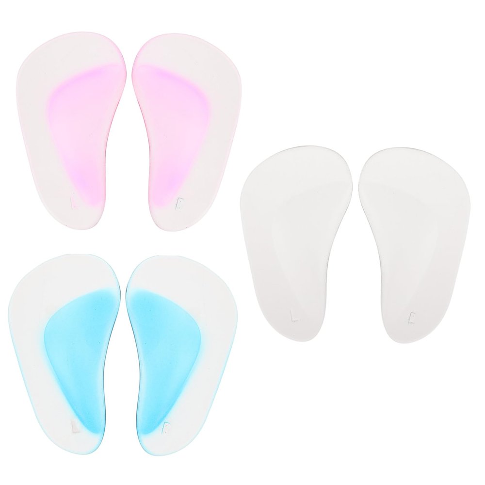 TOVINANNA 6pcs Assorted Gel Pads Heel Arch Support Inserts for Plantar Fasciitis