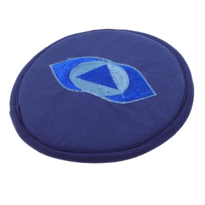 FUNOMOCYA Sound Bowl Cushion Prop Buddhism Sound Bowl Placing Pad Embroidered Mat
