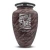 Custom Large Adult Cremation Urn for Ashes of Men or Women- Personalized Memorial with Name and Handle with Care Design| Soft Whisper Funny Humorous Collection| 200 Cubic Inch |Burgundy view 1
