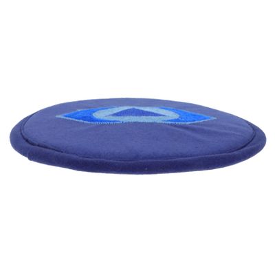 BESTonZON Handmade Buddhist Sound Bowl Cushion Pad Embroidered Rounded Mat for Meditation 7 Design Small Religious Prop