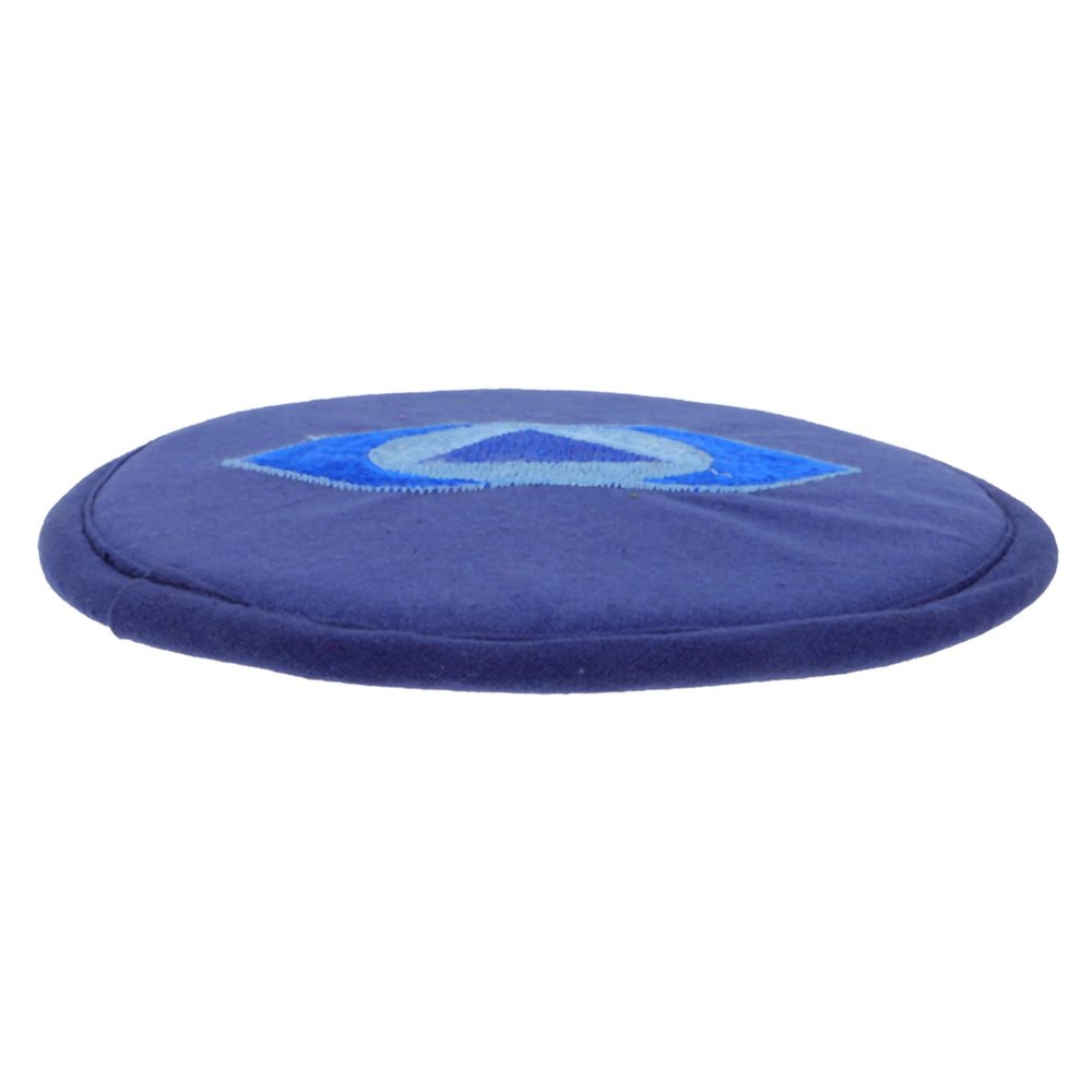 BESTonZON Handmade Buddhist Sound Bowl Cushion Pad Embroidered Rounded Mat for Meditation 7 Design Small Religious Prop