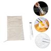 ABOOFAN 2Pcs Cotton Ice Bag Set Ice Clip for Bartenders Sturdy Crushing Tool for Kitchen Bar and Restaurant Supplies view 3