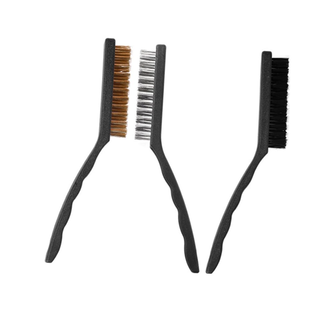 DINHEAROM 3pcs Cooktop Brush Set Range Hood Cleaning Brush Soft Bristle Multi-Function Cleaning Tool for Daily Use