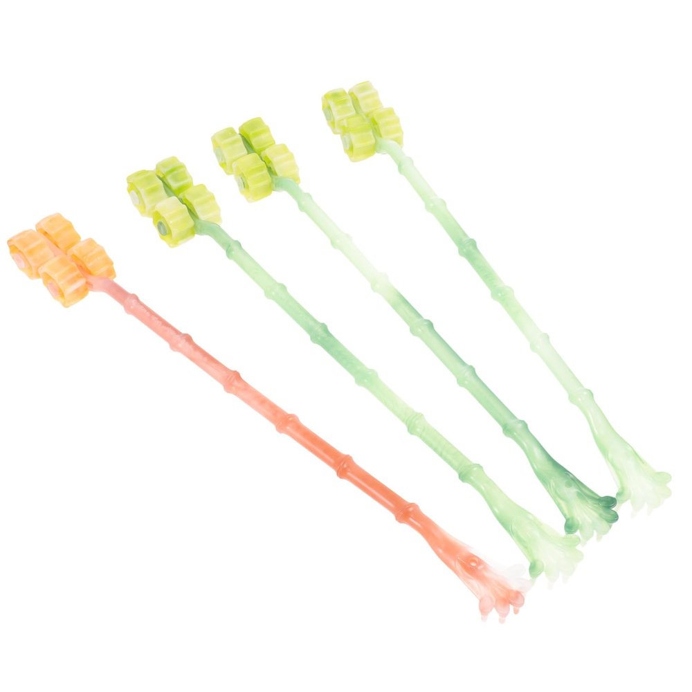 Baluue 4pcs Rolling Wheel Back Scratcher for Instant Itch Relief Portable Body for All Ages Scratcher Roller for Comfort and Relaxation