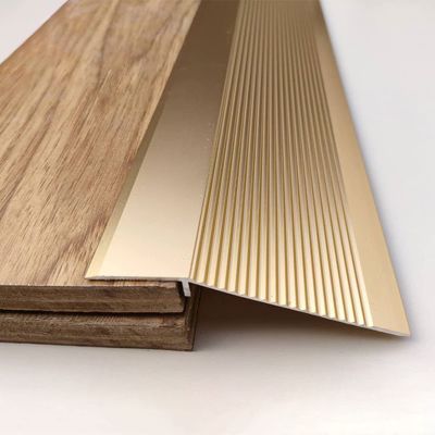 10cm Extra Wide Aluminum Floor Transition Strip for Vinyl Flo Black 1.2m Length Entry Ramp and Threshold Reducer