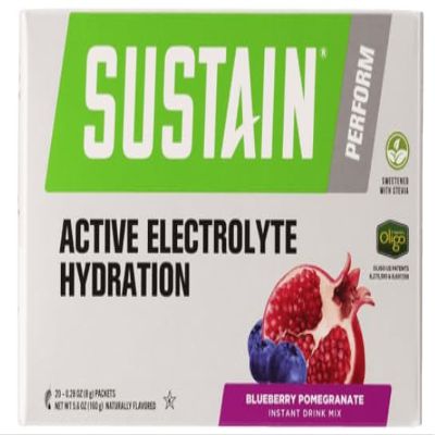Melaleuca Sustain Active Hydration - Bueberry Pomegranate - 20 Packets, 0.28oz each