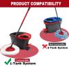 10 Pack Spin Mop Replacement Heads, Mop Replace Head Easywring 1-Tank System, Mop Head Replacement for Hardwood Floor Cleaning, Machine Washable and Easy to Replace view 3