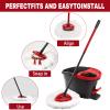 10 Pack Spin Mop Replacement Heads, Mop Replace Head Easywring 1-Tank System, Mop Head Replacement for Hardwood Floor Cleaning, Machine Washable and Easy to Replace view 4