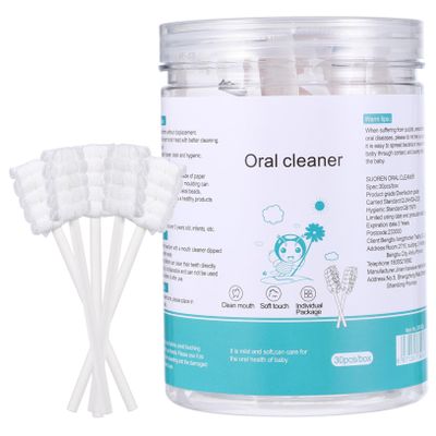 ORFOFE 30pcs Oral Cleaning Kit Tongue Brush and Toothbrush Disposables for Boy Girl and Boys and Girls