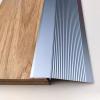 10cm Extra Wide Aluminum Floor Transition Strip for Vinyl Flo Black 1.2m Length Entry Ramp and Threshold Reducer view 1