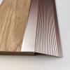 10cm Extra Wide Aluminum Floor Transition Strip for Vinyl Flo Black 1.2m Length Entry Ramp and Threshold Reducer view 1