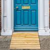 Ramps Threshold Ramp, Door Threshold Ramp, Wooden Lightweight Entrance Ramps for House, Portable Step Stair Ramp 3/4/ 6/7/ 8 Inch High, Wheelchair/Walker Through view 1