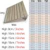Ramps Threshold Ramp, Door Threshold Ramp, Wooden Lightweight Entrance Ramps for House, Portable Step Stair Ramp 3/4/ 6/7/ 8 Inch High, Wheelchair/Walker Through view 2
