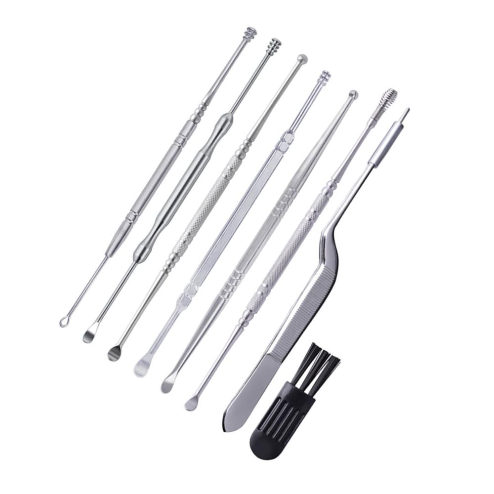 Anneome Ear Wax Remover Tools 7pc Set Ear Cleaner Brush Perfect for Home Use Gentle on Eardrum Portable
