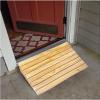 Ramps Threshold Ramp, 5/6/7/8/10 Inch Rise Wheelchair Ramps for Doorways Front Door Garage, Wood Home Threshold Ramps for Walkers Motorcycle Disabled Chair, Non-Skid Surface view 1