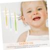 PACKOVE 4pcs Milk Toothbrush Boys and Girls Teething Relief Silicone Toothbrushes for Boy Girl Months and up view 3