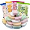 Instant fragrant rice cake, yam millet bean paste cake, old traditional mixed fruit flavor desserts, substitute breakfast biscuits, nutritious coarse grain cookies, Dim sum (4 Flavor Mix,4 bags)