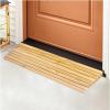 Ramps Threshold Ramp, Wooden Step Stairs Transition Ramp for Walkers Motorcycle, Portable Mobile Threshold Ramps for Doorways, 5/6/7/8/10 Inch High Rise, Load 300kg/660lbs view 1