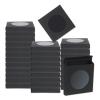 uxcell 32Pcs Soap Packaging Boxes 3.5 x 3.5 x 0.6 Inch Kraft Soap Box Mini Soap Present Treat Gift Box for Bakery Candy Packaging Jewelry Display (Black) view 1